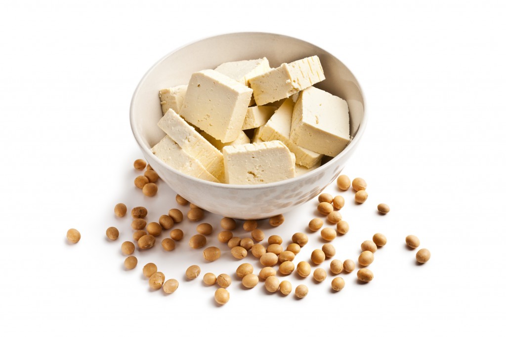 tofu and soy beans